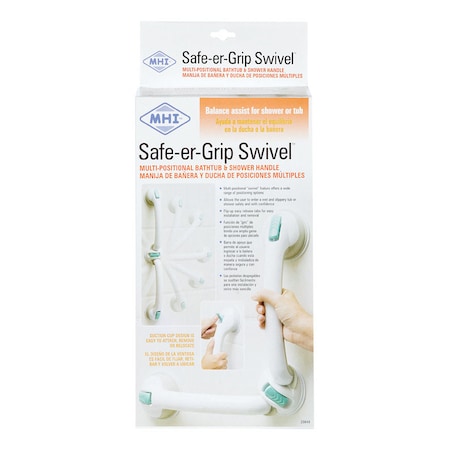 Safe-Er-Grip Safe-er-Grip 7.8 in. L Plastic Grab Bar 20848